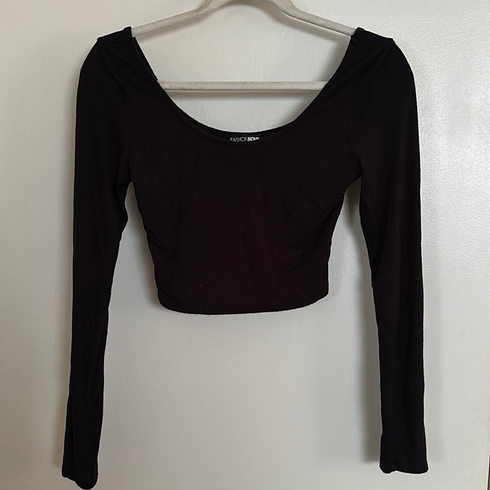 Crop top long sleeve